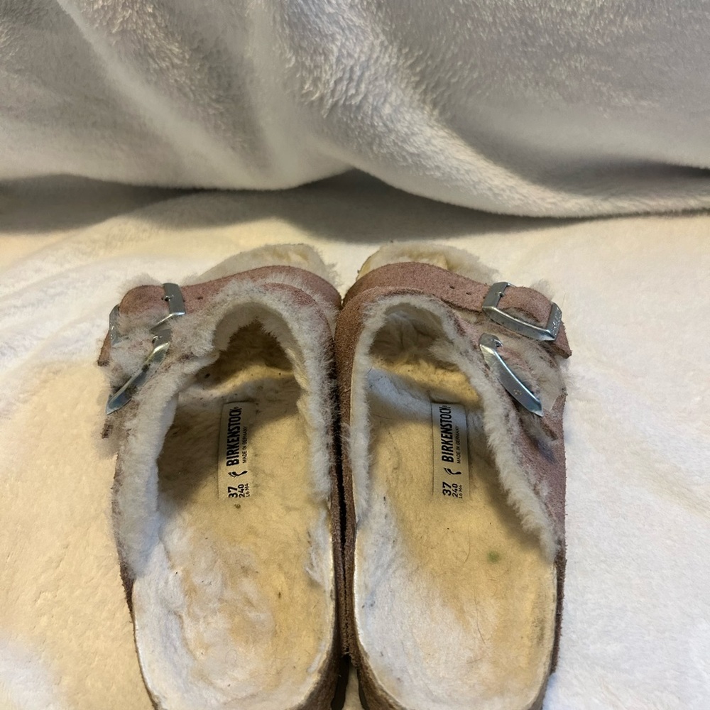 Fur Lined Birkenstocks - Picture 4 of 6